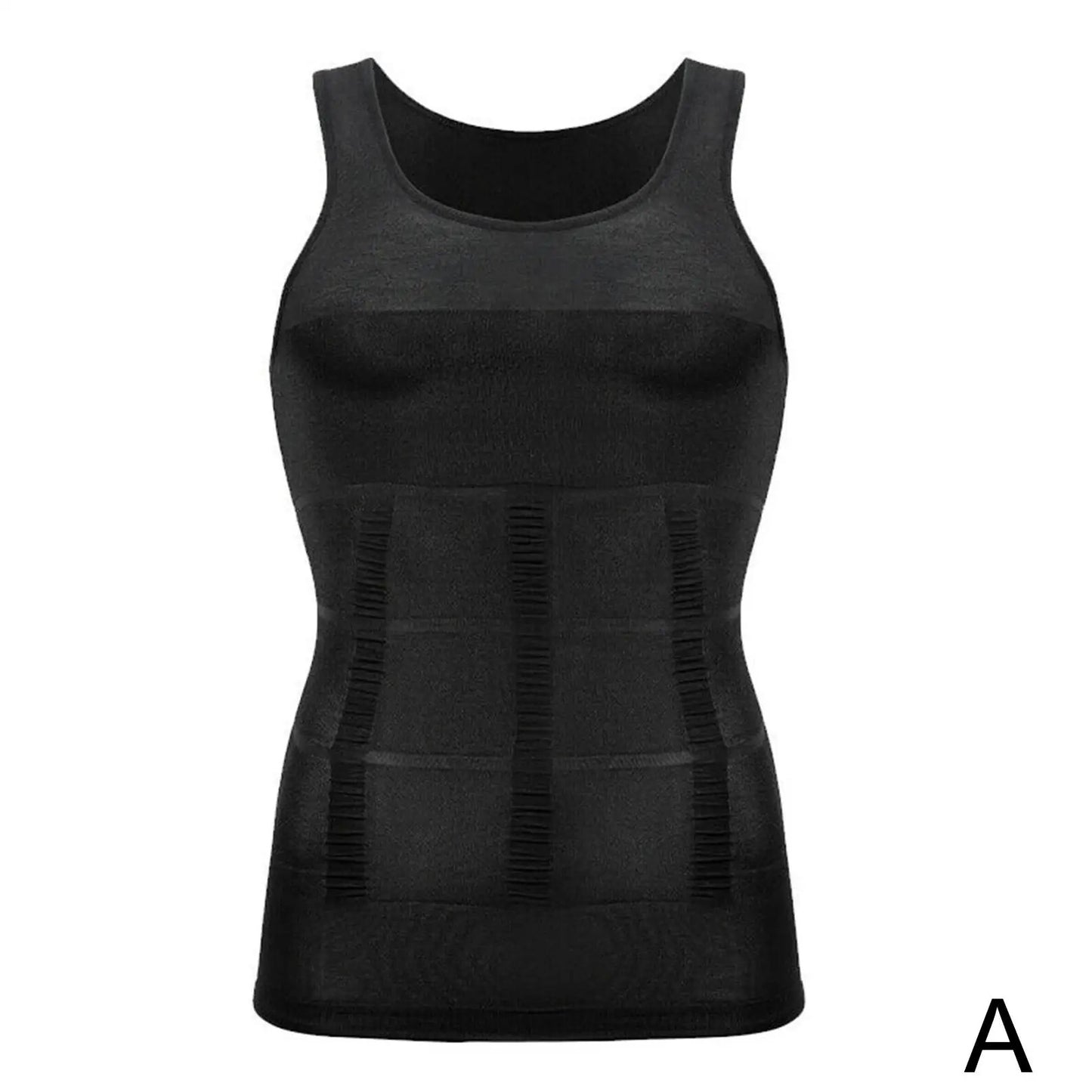 3-Pack Men's Compression Shaping Vests – Slim & Support Instantly
