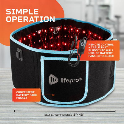 Portable Red Light Therapy Belt – Pain Relief Anywhere