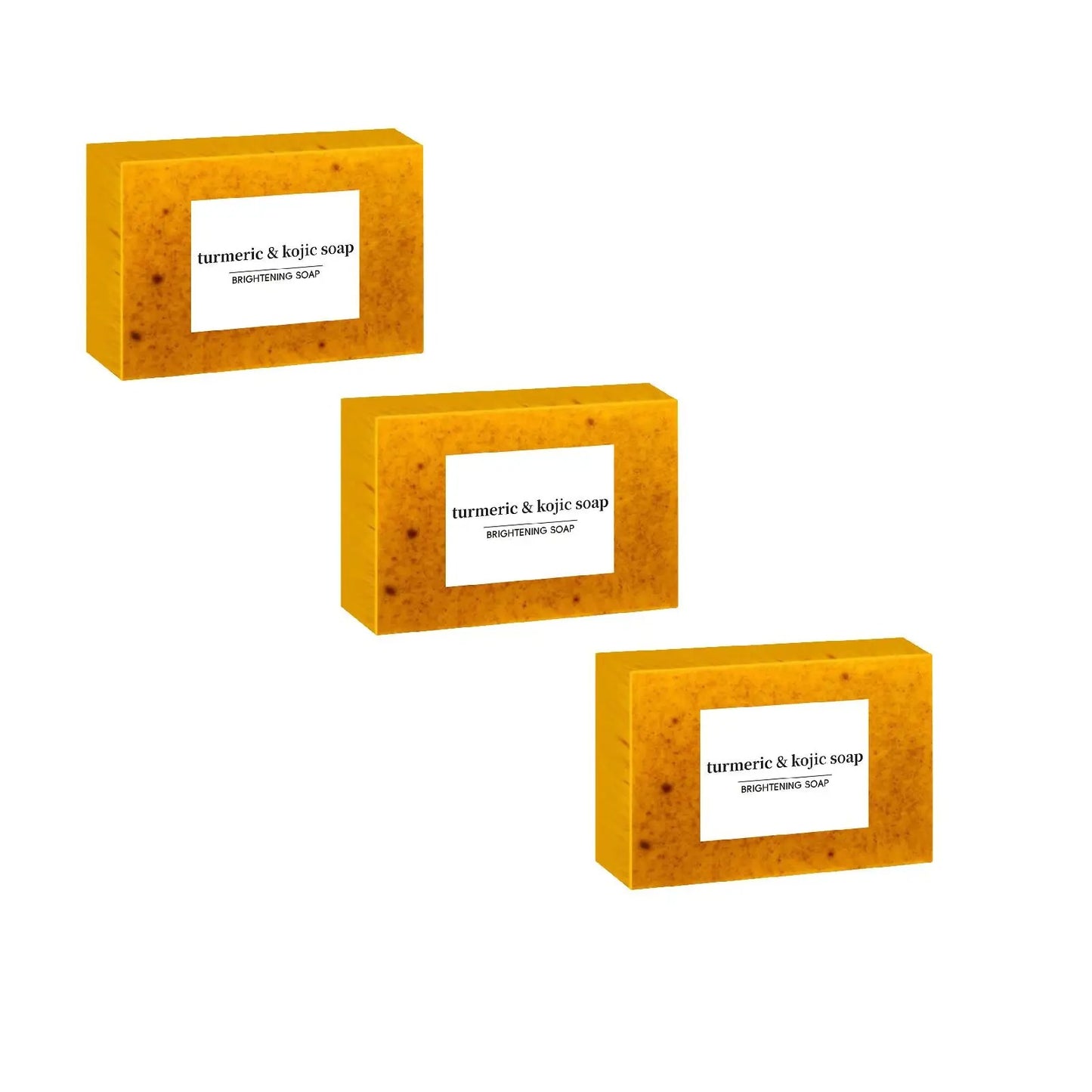 GlowBar™ Turmeric & Kojic Brightening Soap (3-Pack)