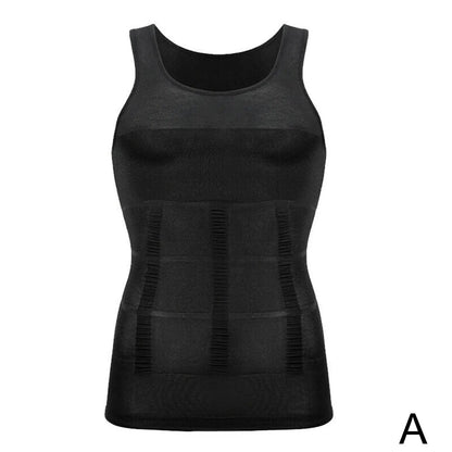 3-Pack Men's Compression Shaping Vests – Slim & Support Instantly